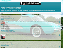 Tablet Screenshot of katesvirtualgarage.com